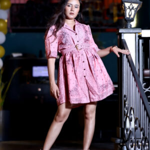 A line short dress
